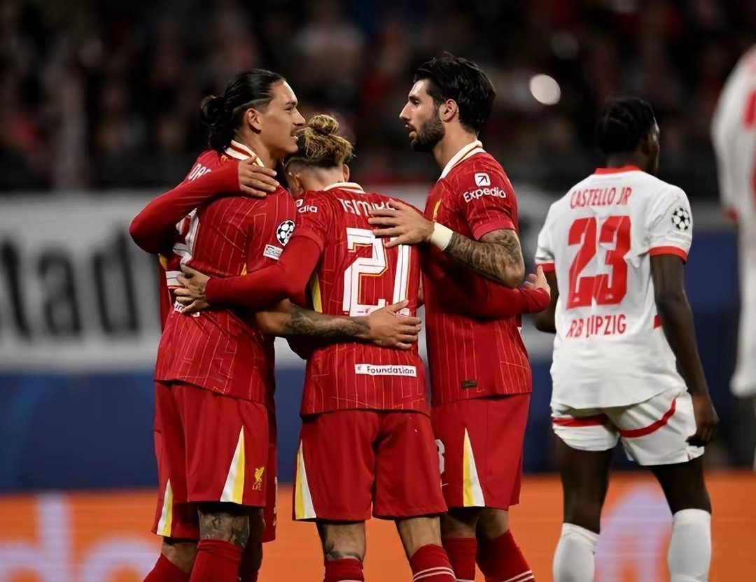 利物浦险胜莱比锡红牛，托尼扛起全队