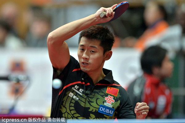 中国队翻盘奥地利队，张继科统治全场